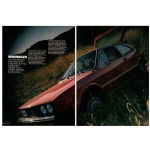 1975 VW Volkswagen Scirocco Complete Print Article Penthouse Magazine Review